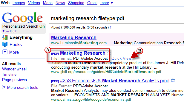How To Search For PDF Files Using Google