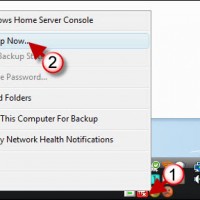 Manual Backup Windows Home Server