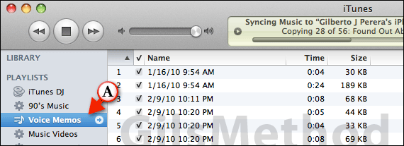 How to Synchronize iPhone Voice Memos with the iTunes ...