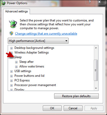 Disable and Enable Hibernation in Windows 7