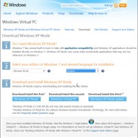 Windows XP Mode in Windows 7