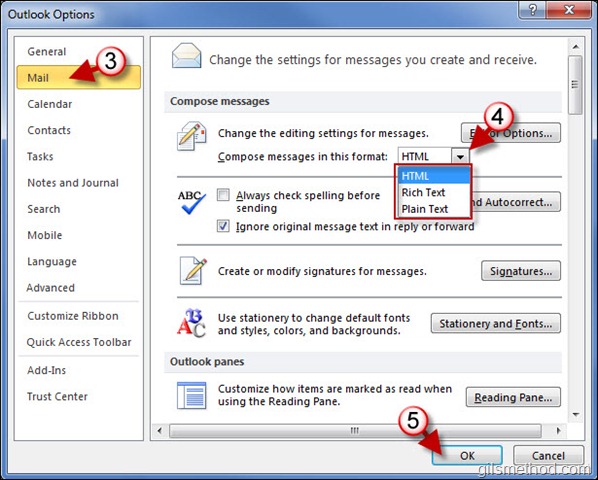 how-to-change-the-default-email-format-in-outlook-2010