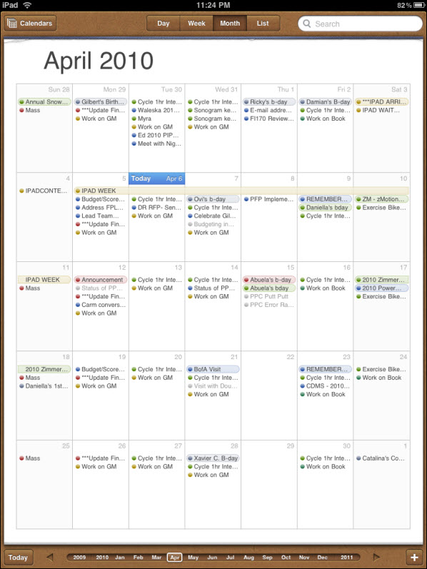 Add Google Calendar to the iPad