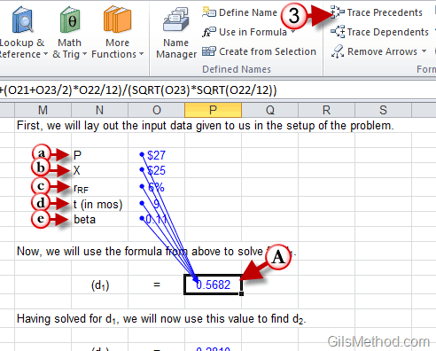 How To Use The Formula Auditing Tools In Excel 2010 Gilsmethod Com
