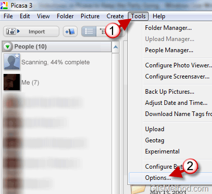 change a picasa photo viewer to png