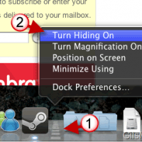 Hide Dock in Mac OS