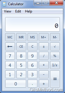 Windows 7 Calculator