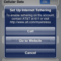 Enable Tethering in iOS 4 iPhone
