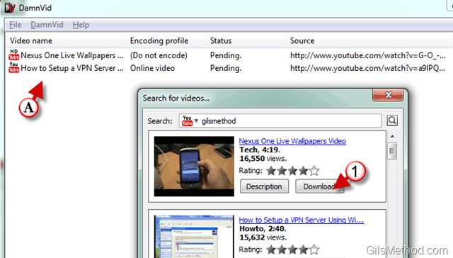 Download Videos from YouTube with DamnVid