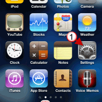iPhone 4 iOS4 Battery Percentage Display