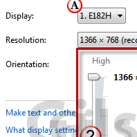 unable to change screen resolution windows 7