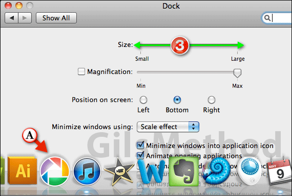 mac desktop icons get larger